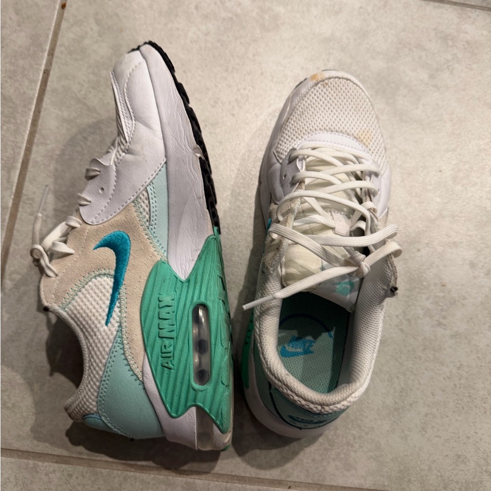 Nike Women's Air Max Sneakers - White and Mint